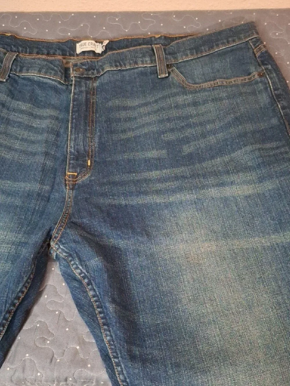 True Craft Men’s Bootcut Blue Denim Jeans size 46 x 30